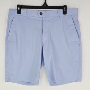 Greyson Golf Shorts Men Size 36 Montauk Performance Stretch Light Blue 9" Inseam